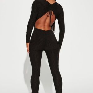 Fashion Nova NWOT red jumpsuit